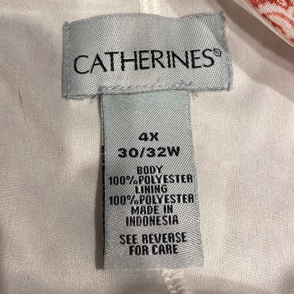 Y womens Catherine’s short sleeve stretch lined plus size dress size 4X. NWT - Picture 3 of 6